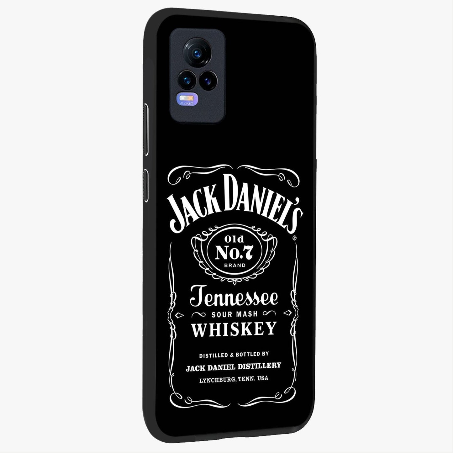 Vintage Whiskey Heritage Glass Case upright view showcasing stylish vintage whiskey artwork with timeless bar culture theme.