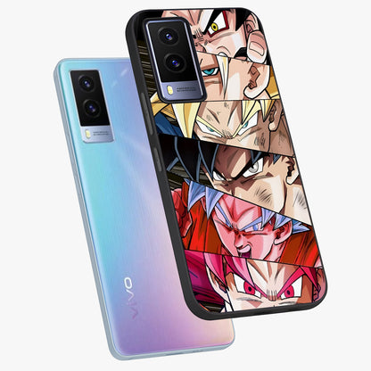 Anime Character Glass Case displayed in angled mockup highlighting colorful anime character illustration.