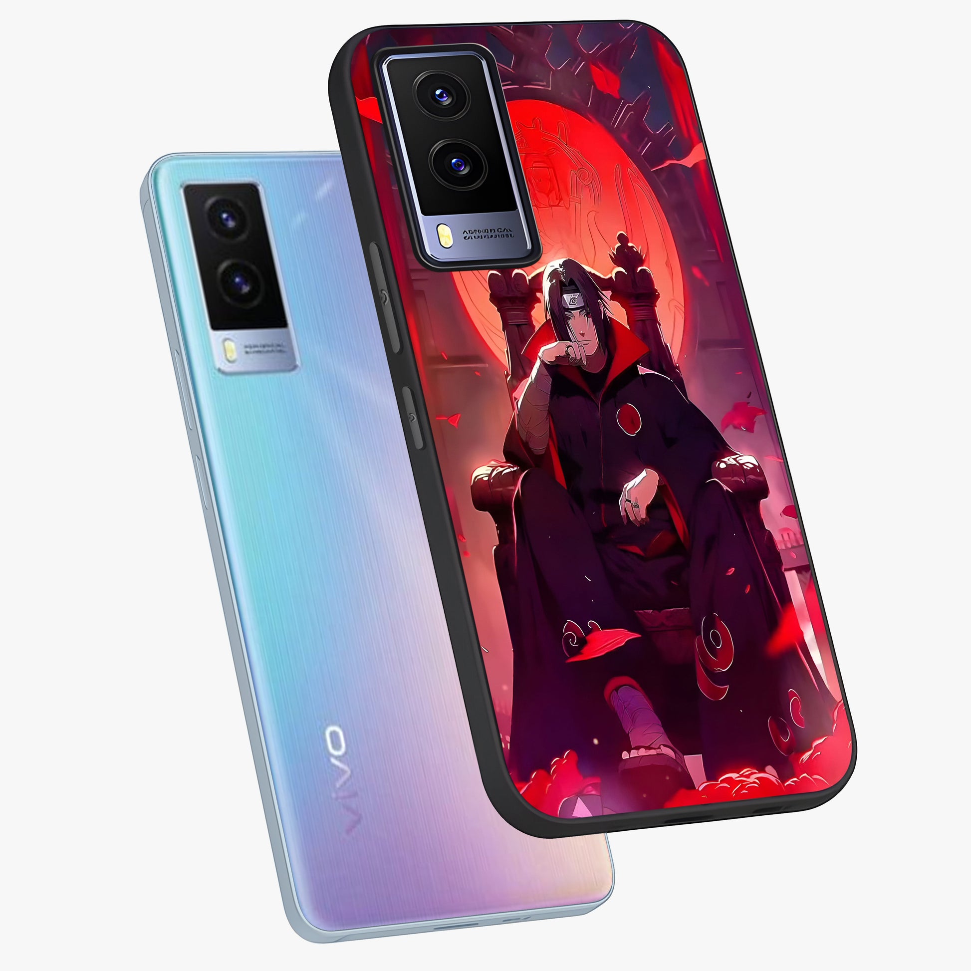 Blood Moon Sovereign Glass Case displayed in angled mockup highlighting dark celestial moon design and dramatic theme.