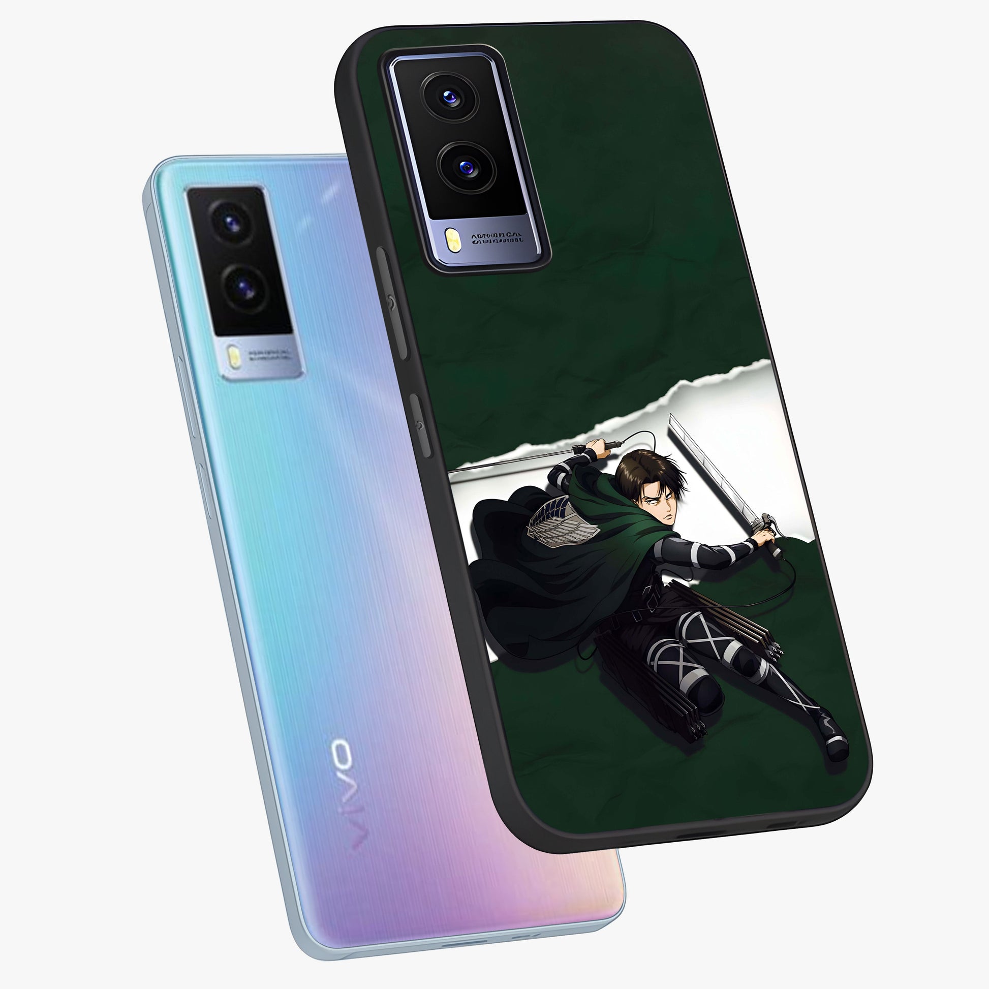 Emerald War Vanguard Glass Case displayed in angled mockup highlighting intense battle inspired design with emerald tone aesthetic.