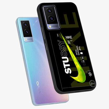 Neon Street Edition Glass Case displayed in angled mockup highlighting vibrant urban design with bold street aesthetic.