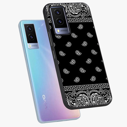 Retro Rebel Threads Glass Case displayed in angled mockup highlighting retro inspired graphic design with rebellious aesthetic.