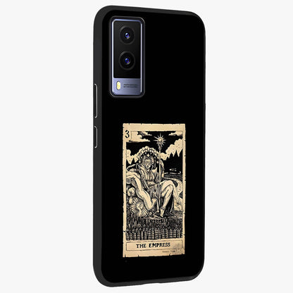The Empress Glass Case upright view showcasing powerful empress themed artwork with luxurious artistic theme.