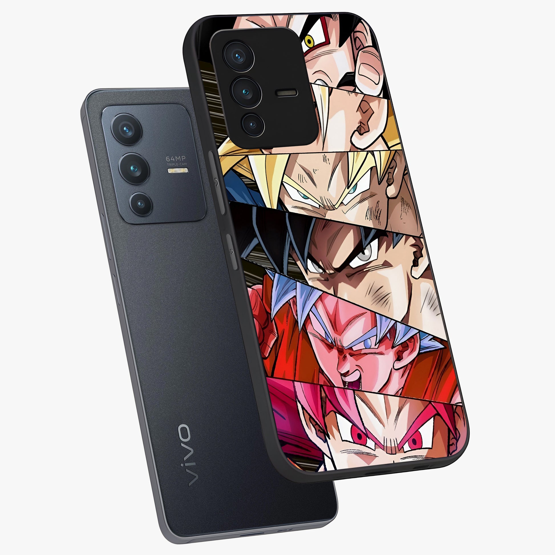 Anime Character Glass Case displayed in angled mockup highlighting colorful anime character illustration.
