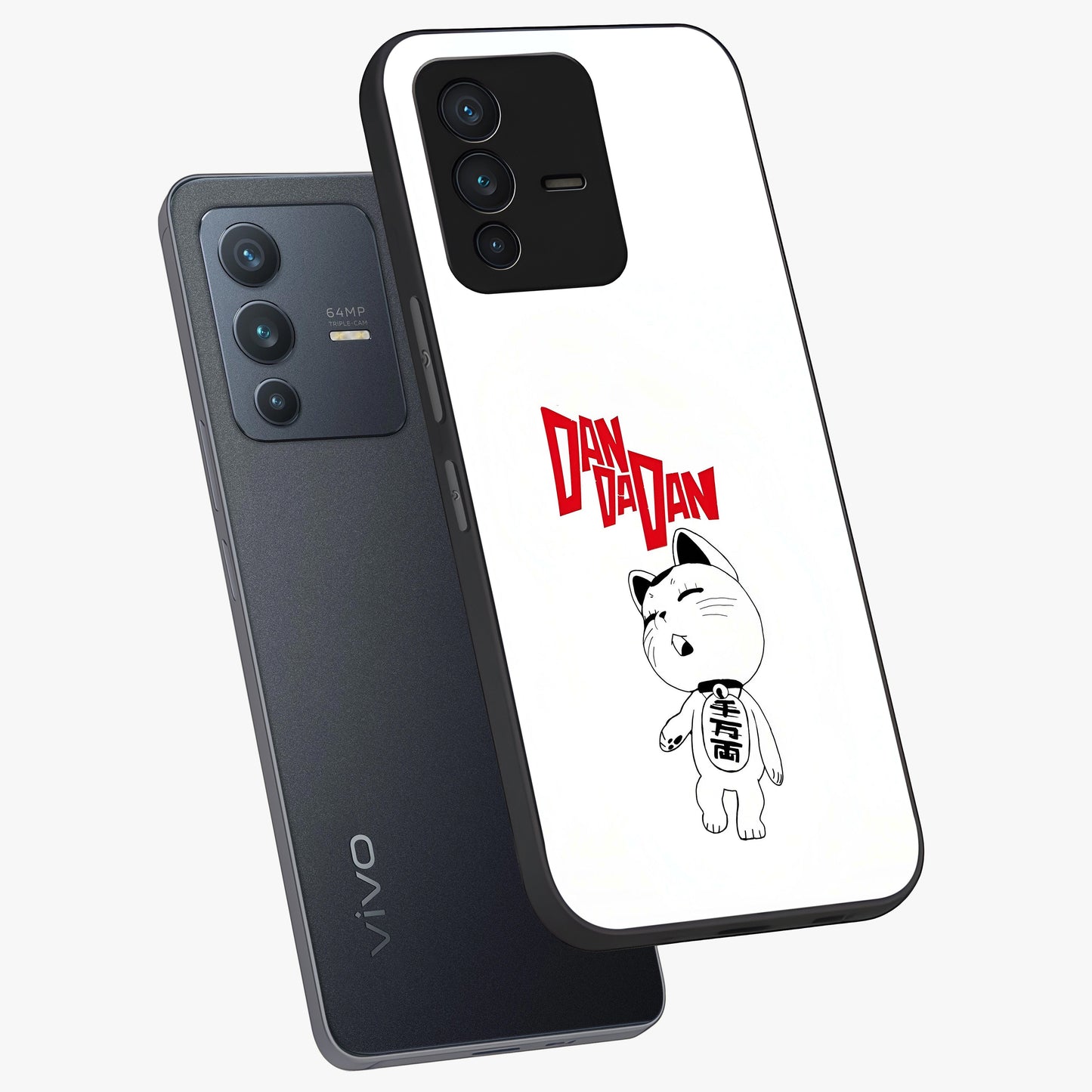Playful Spirit Charm Glass Case displayed in angled mockup highlighting lively decorative design with playful aesthetic style.