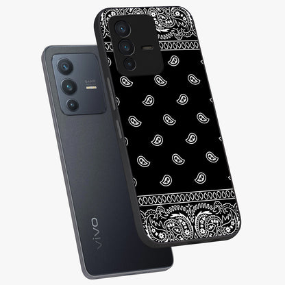 Retro Rebel Threads Glass Case displayed in angled mockup highlighting retro inspired graphic design with rebellious aesthetic.