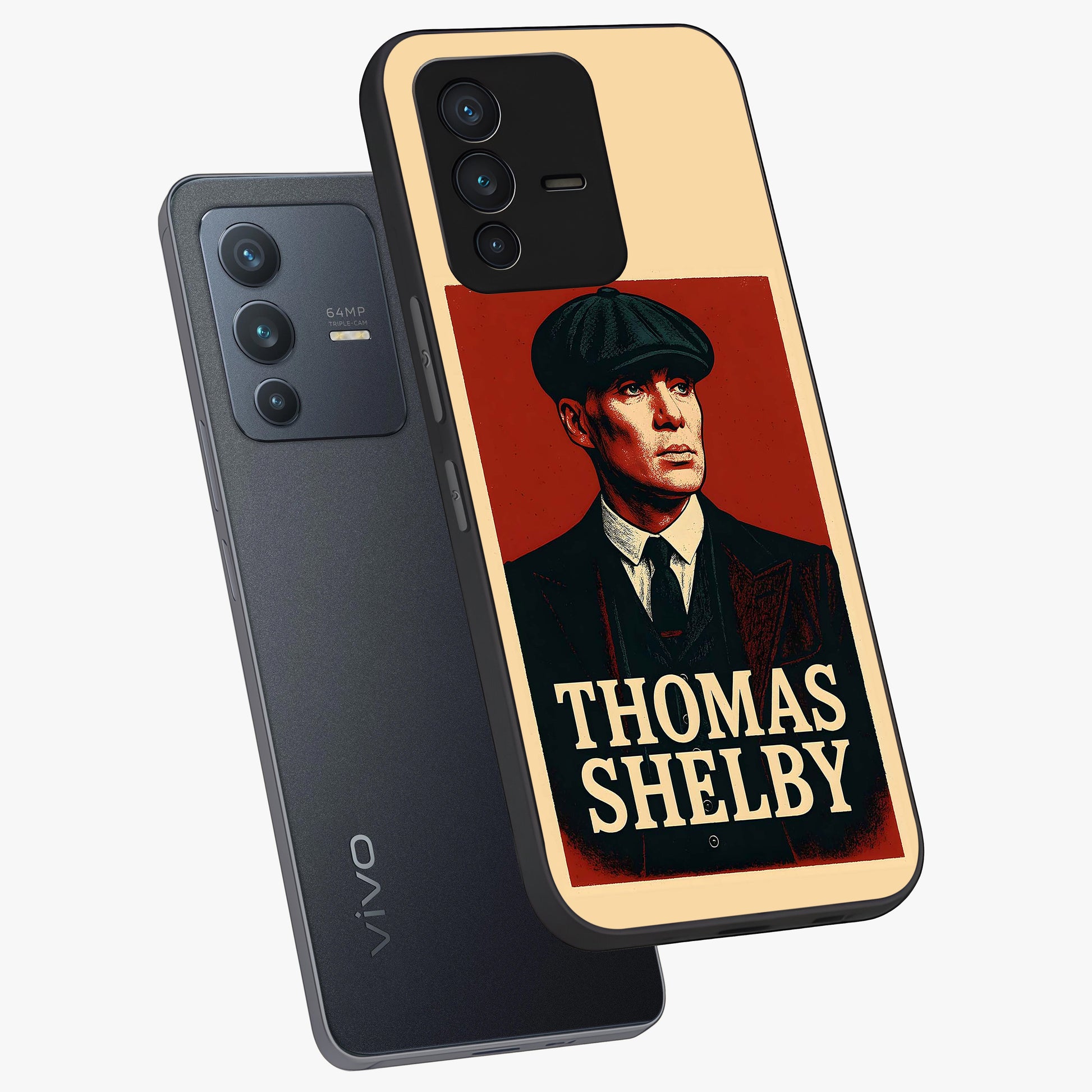 Vintage Mafia Authority Glass Case displayed in angled mockup highlighting powerful retro design with classic gangster aesthetic.
