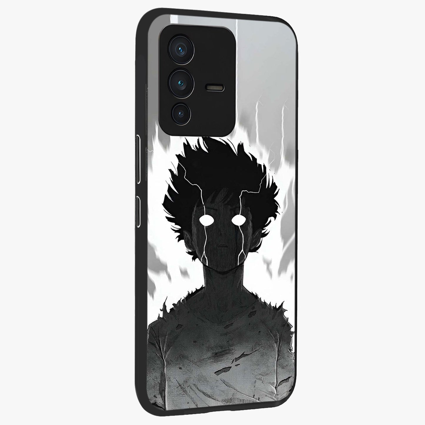 Awakened Inner Rage Glass Case upright view showcasing dramatic artwork with strong expressive aesthetic.