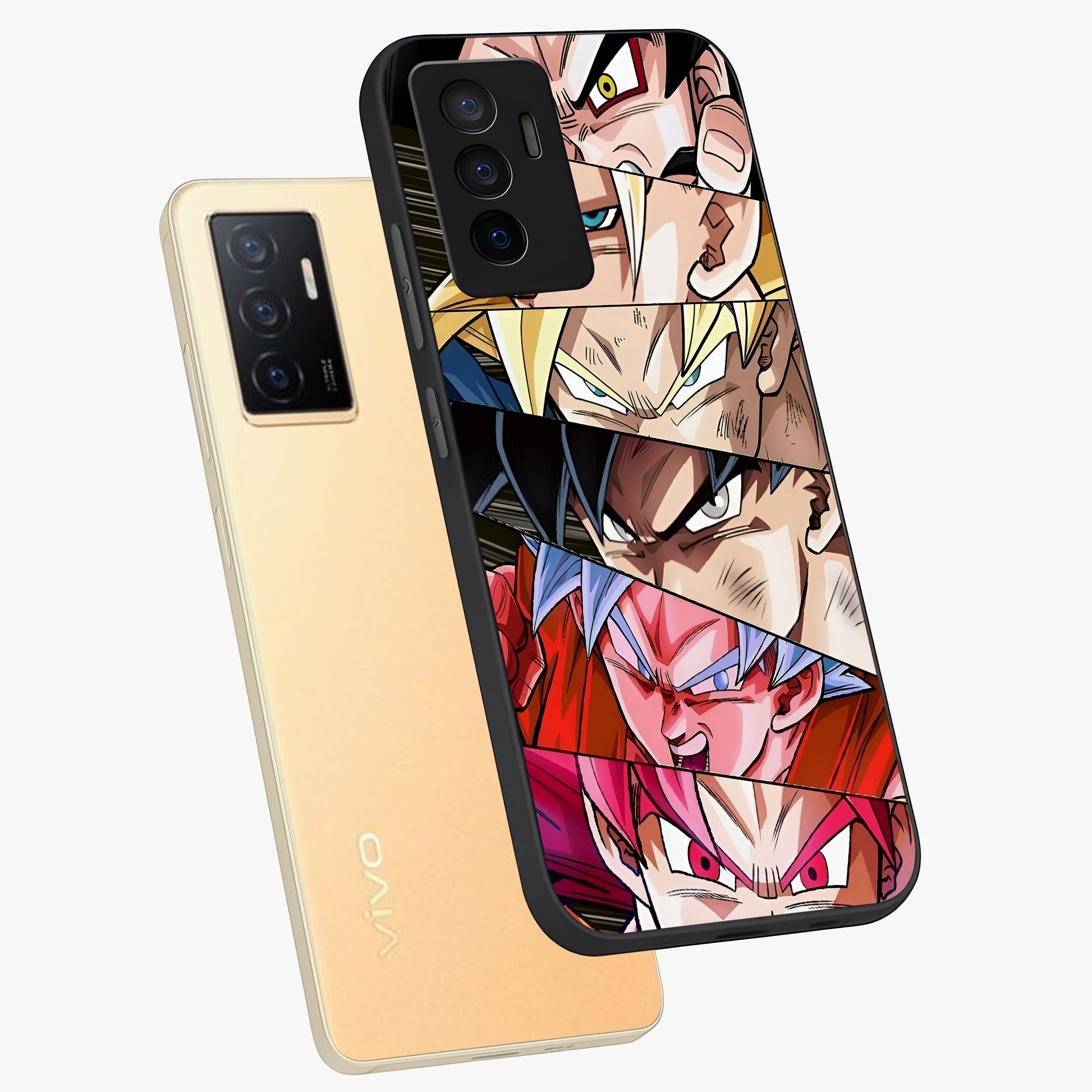 Anime Character Glass Case displayed in angled mockup highlighting colorful anime character illustration.