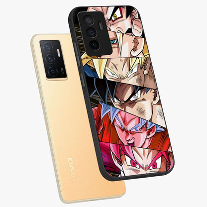 Anime Character Glass Case displayed in angled mockup highlighting colorful anime character illustration.