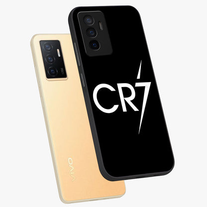 Cr7 Elite Strike Glass Case displayed in angled mockup highlighting powerful sports graphic with bold athletic theme.