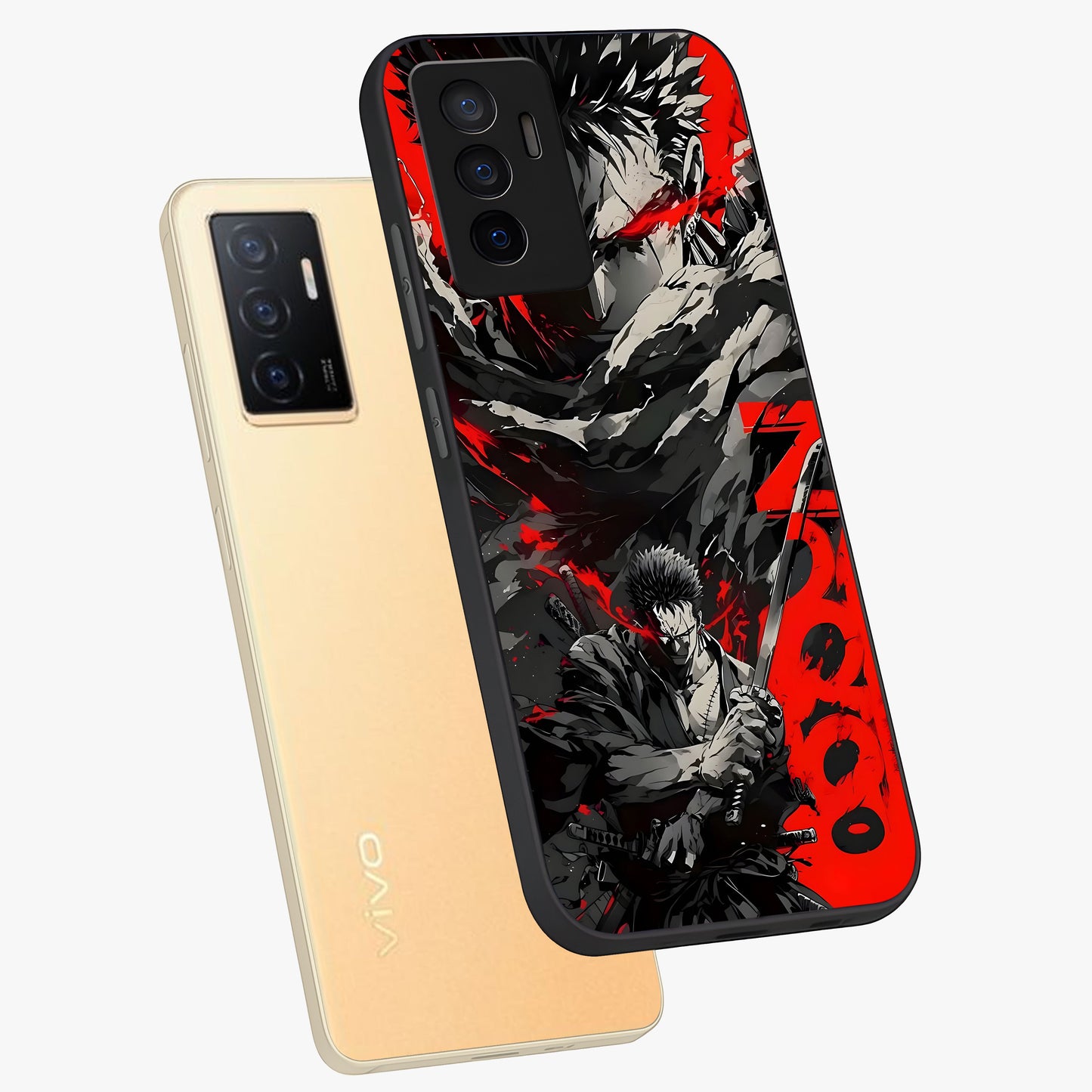 Demon Sword Resolve Glass Case displayed in angled mockup highlighting powerful demon sword illustration with dark fantasy aesthetic.