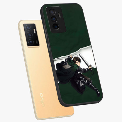 Emerald War Vanguard Glass Case displayed in angled mockup highlighting intense battle inspired design with emerald tone aesthetic.