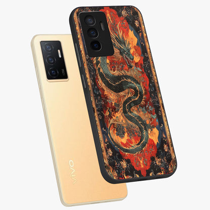 Inferno Dragon Soul Glass Case displayed in angled mockup highlighting powerful dragon illustration with inferno aesthetic.