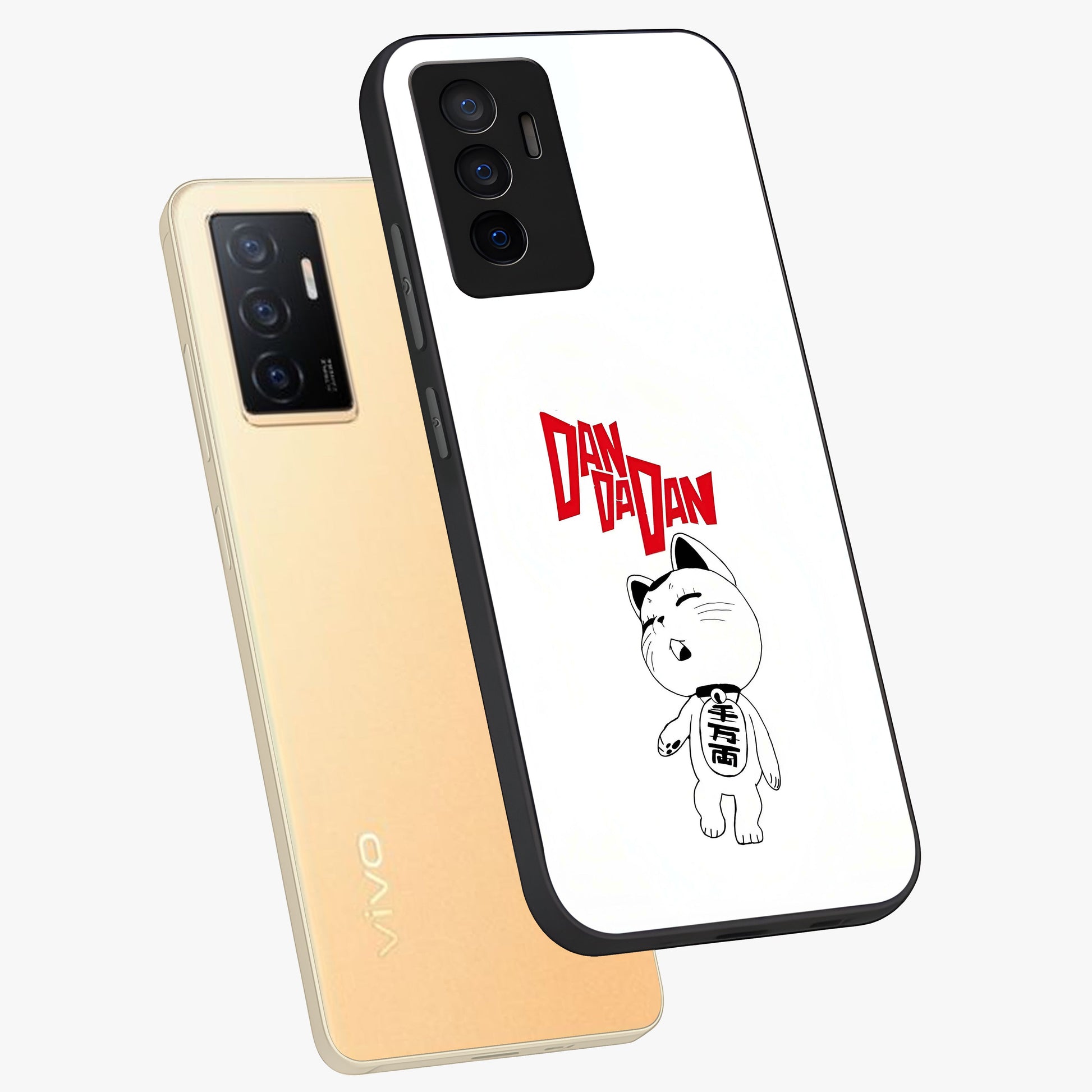 Playful Spirit Charm Glass Case displayed in angled mockup highlighting lively decorative design with playful aesthetic style.