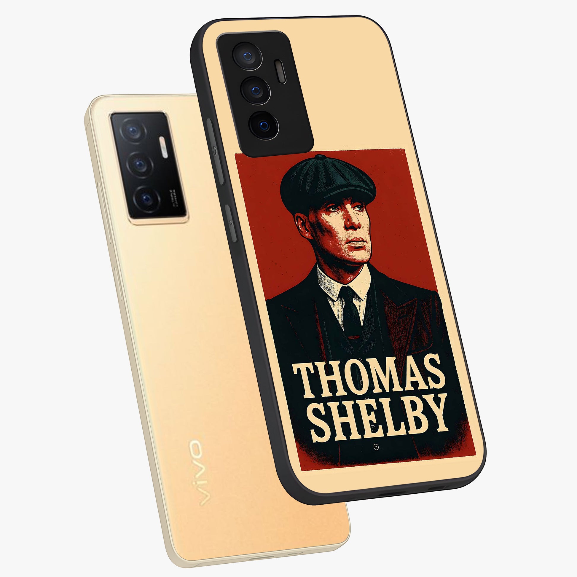 Vintage Mafia Authority Glass Case displayed in angled mockup highlighting powerful retro design with classic gangster aesthetic.