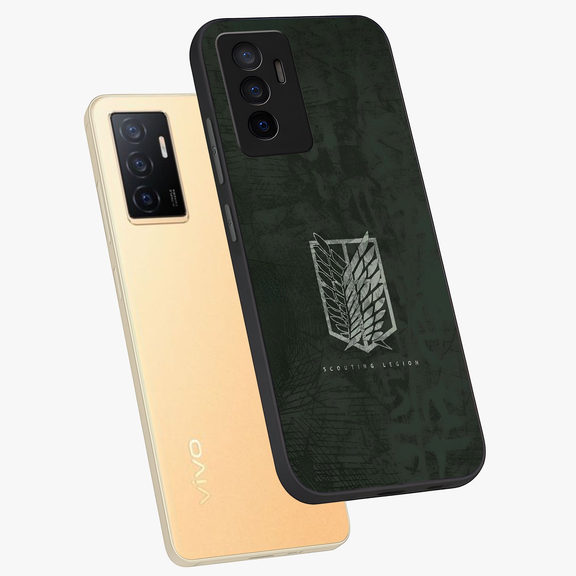 Wings Of Freedom Glass Case displayed in angled mockup highlighting graceful wing design with inspirational aesthetic.
