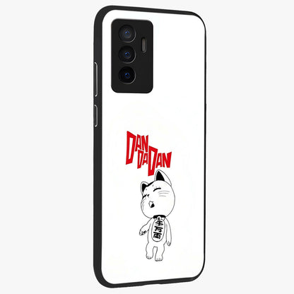 Playful Spirit Charm Glass Case upright view showcasing vibrant charm artwork with fun artistic theme.