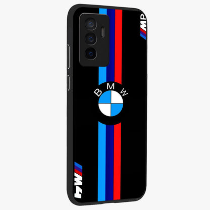Turbo BMW Beast Glass Case upright view showcasing powerful car artwork with modern motorsport theme.