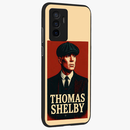 Vintage Mafia Authority Glass Case upright view showcasing dramatic vintage artwork with iconic authority theme.