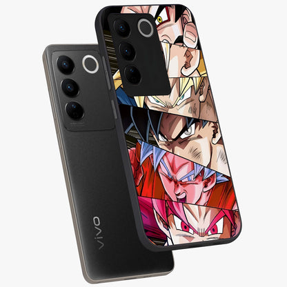 Anime Character Glass Case displayed in angled mockup highlighting colorful anime character illustration.