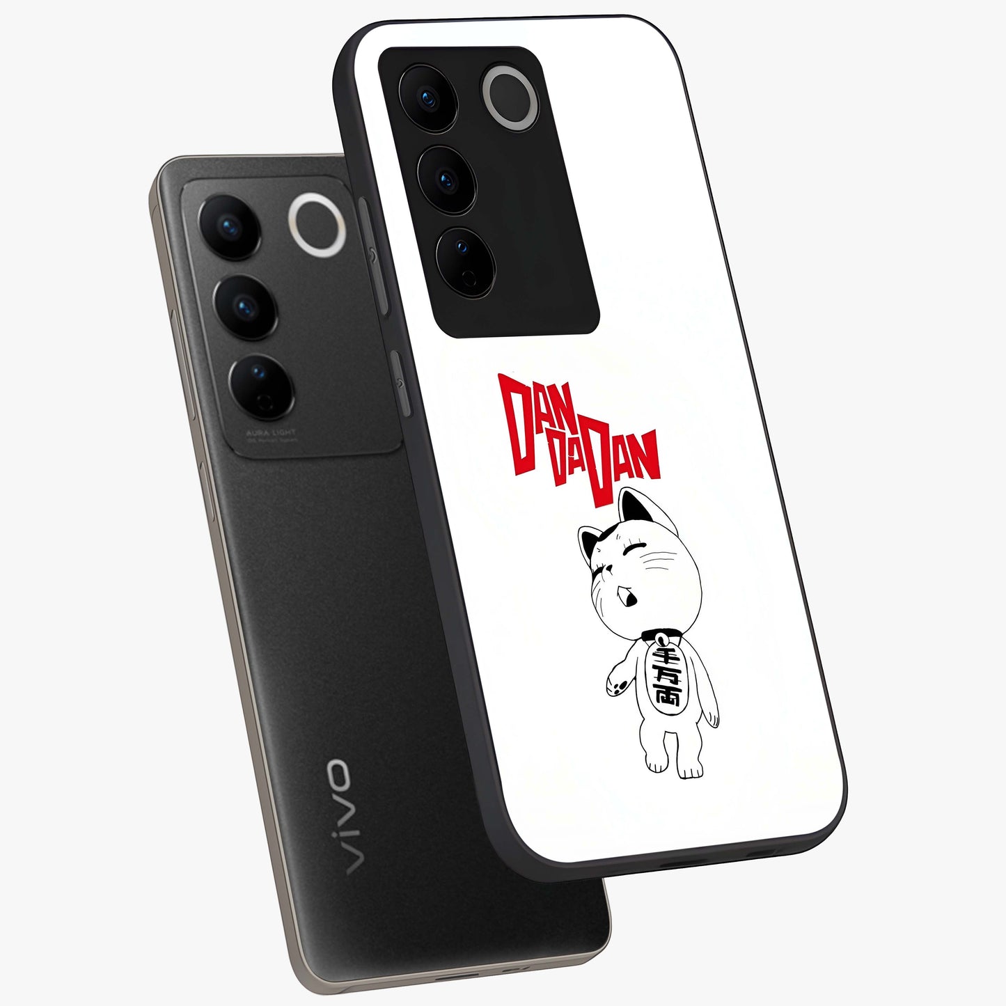 Playful Spirit Charm Glass Case displayed in angled mockup highlighting lively decorative design with playful aesthetic style.