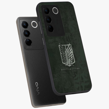 Wings Of Freedom Glass Case displayed in angled mockup highlighting graceful wing design with inspirational aesthetic.