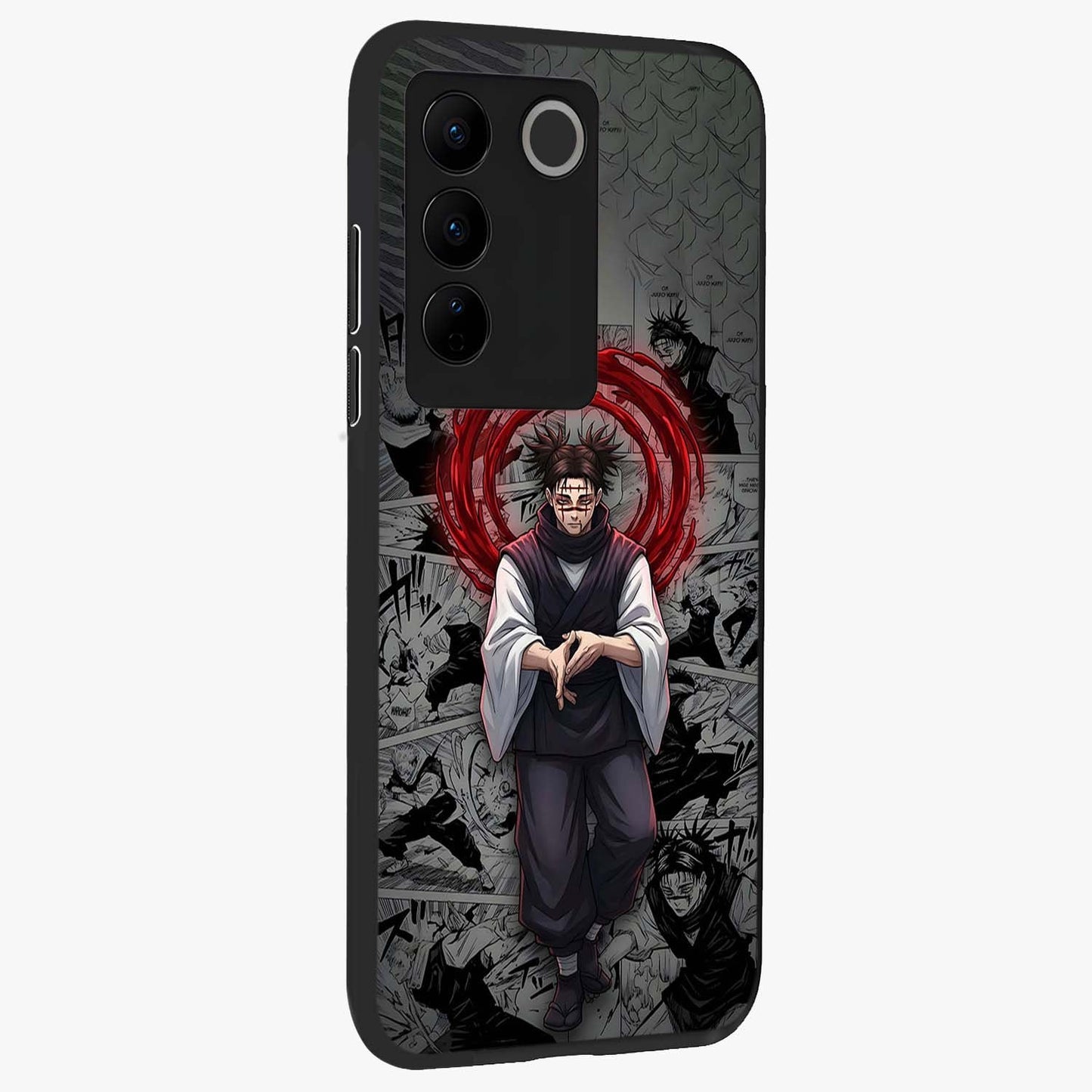 Cursed Ritual Ascension Glass Case upright view showcasing powerful ascension artwork with dark fantasy theme.