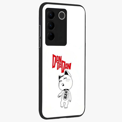 Playful Spirit Charm Glass Case upright view showcasing vibrant charm artwork with fun artistic theme.