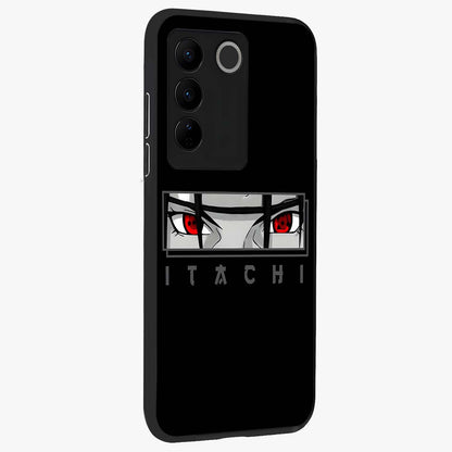 Scarlet Gaze Dominance Glass Case upright view showcasing powerful dramatic artwork with dominant artistic theme.