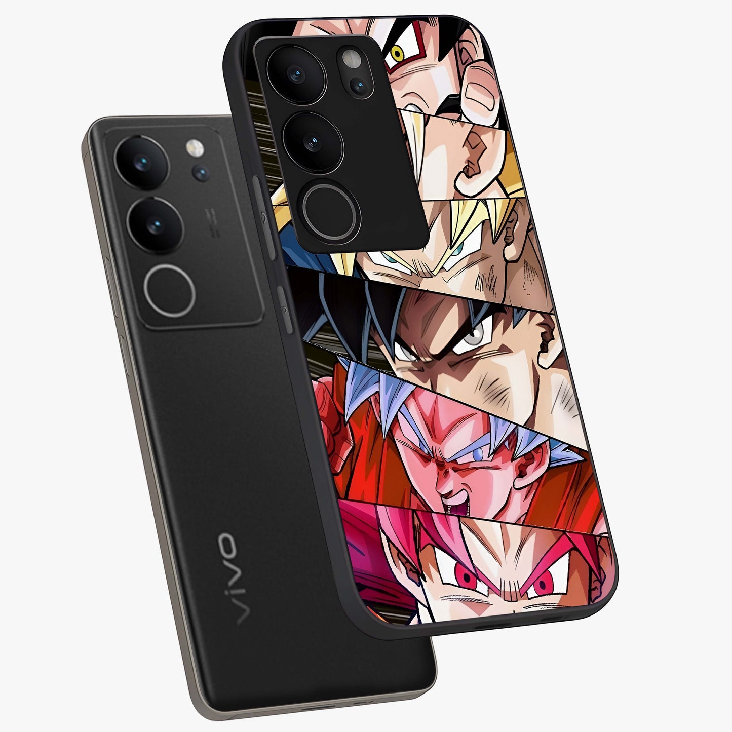 Anime Character Glass Case displayed in angled mockup highlighting colorful anime character illustration.