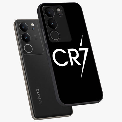 Cr7 Elite Strike Glass Case displayed in angled mockup highlighting powerful sports graphic with bold athletic theme.