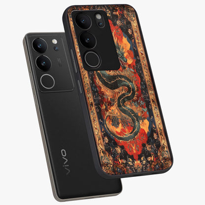 Inferno Dragon Soul Glass Case displayed in angled mockup highlighting powerful dragon illustration with inferno aesthetic.