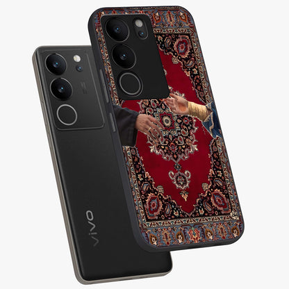 Royal Touch Reach Glass Case displayed in angled mockup highlighting sophisticated design with refined luxury aesthetic.