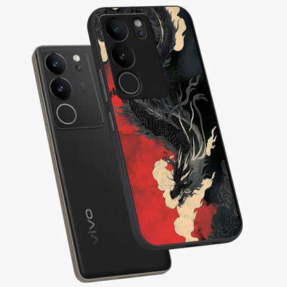 Shadow Dragon Fury Glass Case displayed in angled mockup highlighting powerful dragon illustration with dark fantasy aesthetic.