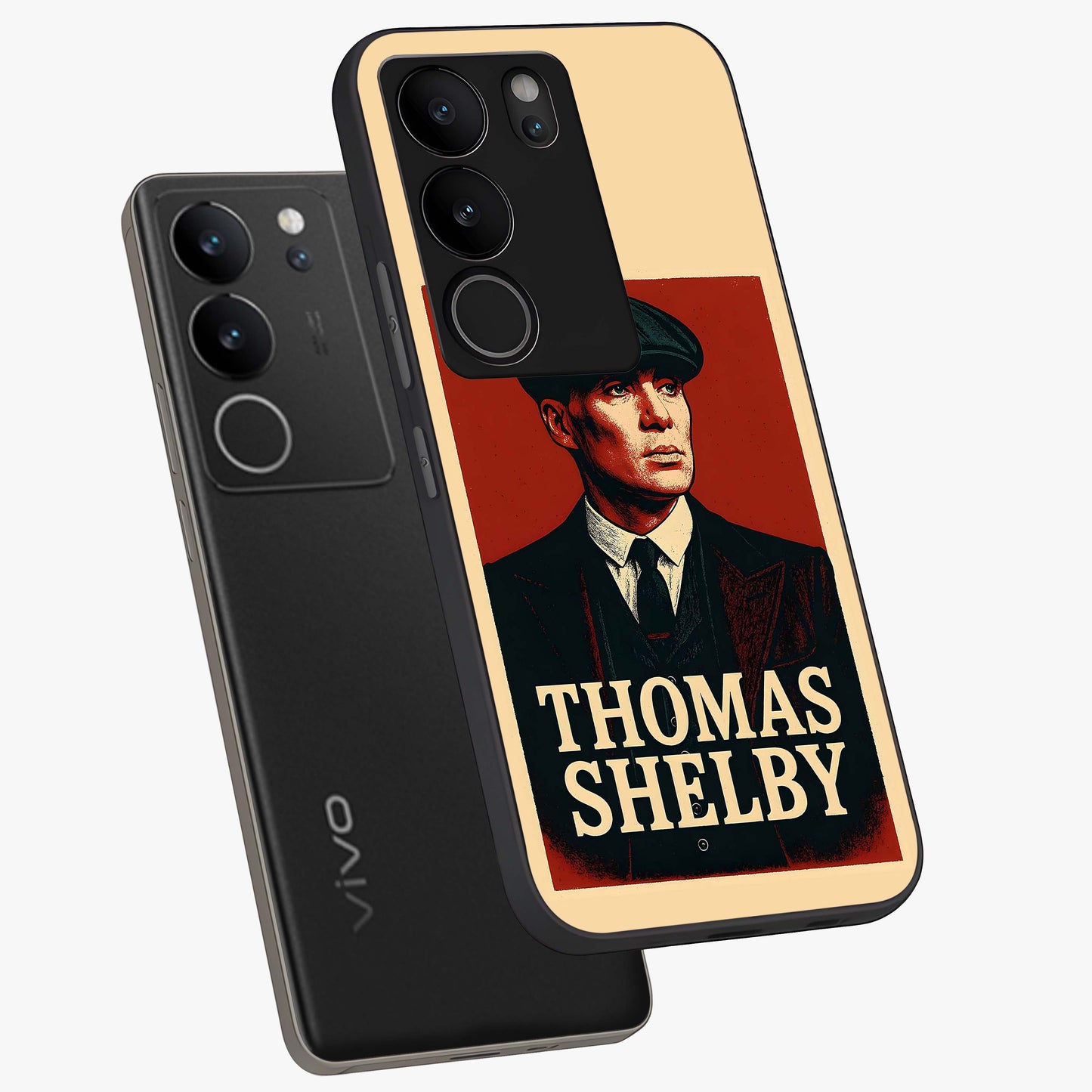 Vintage Mafia Authority Glass Case displayed in angled mockup highlighting powerful retro design with classic gangster aesthetic.