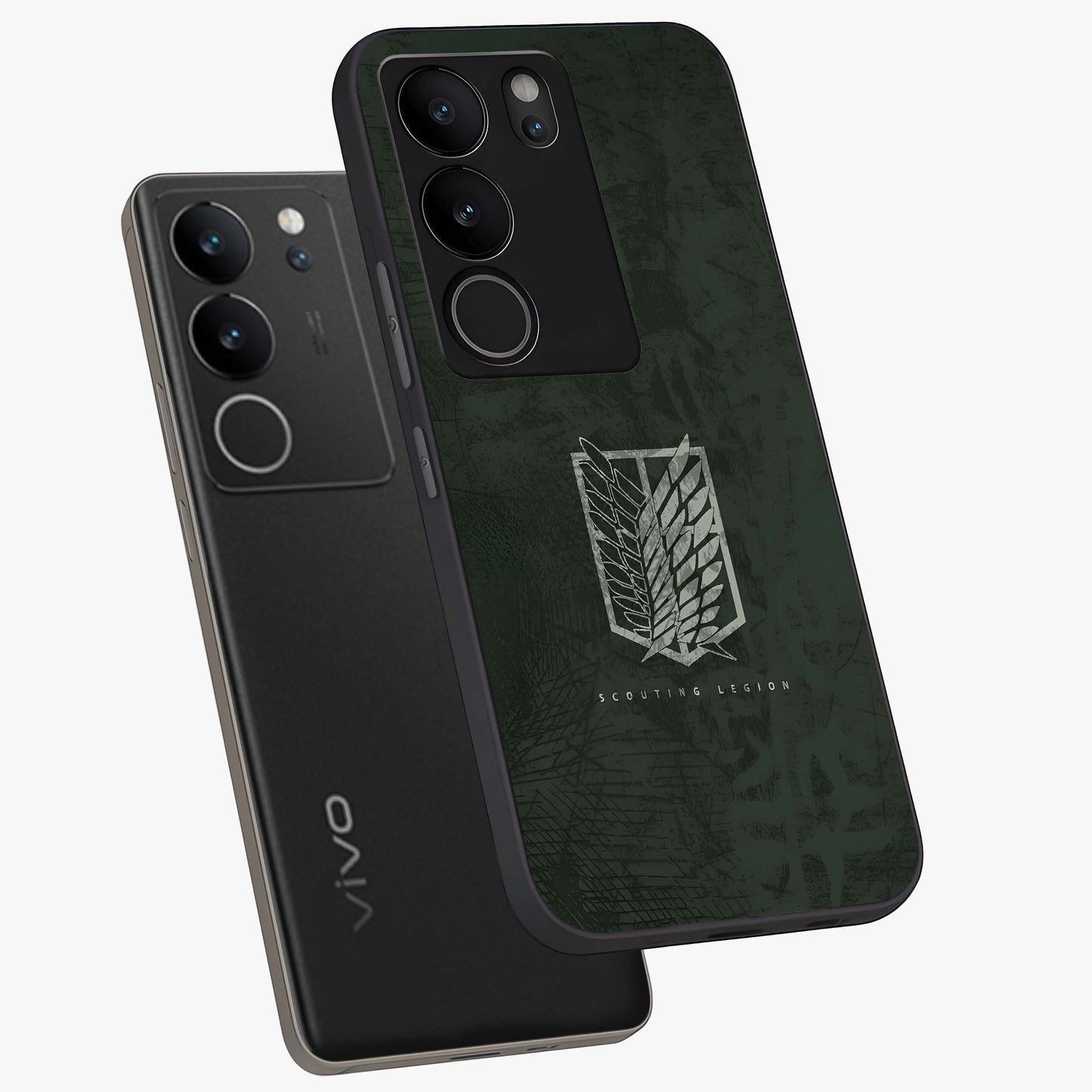 Wings Of Freedom Glass Case displayed in angled mockup highlighting graceful wing design with inspirational aesthetic.