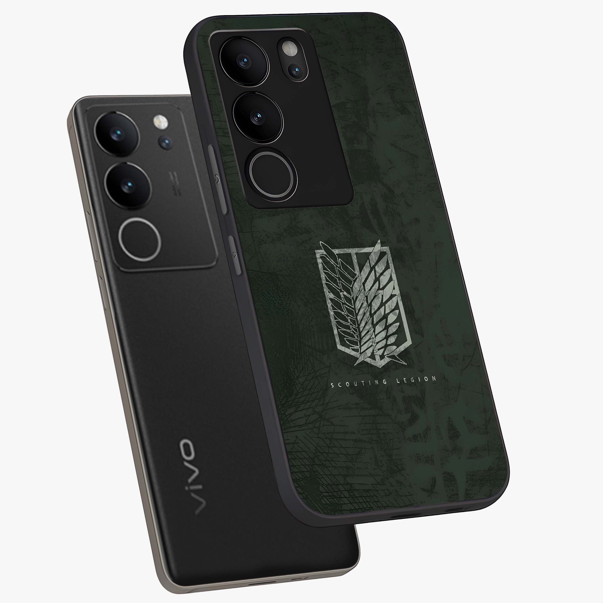 Wings Of Freedom Glass Case displayed in angled mockup highlighting graceful wing design with inspirational aesthetic.