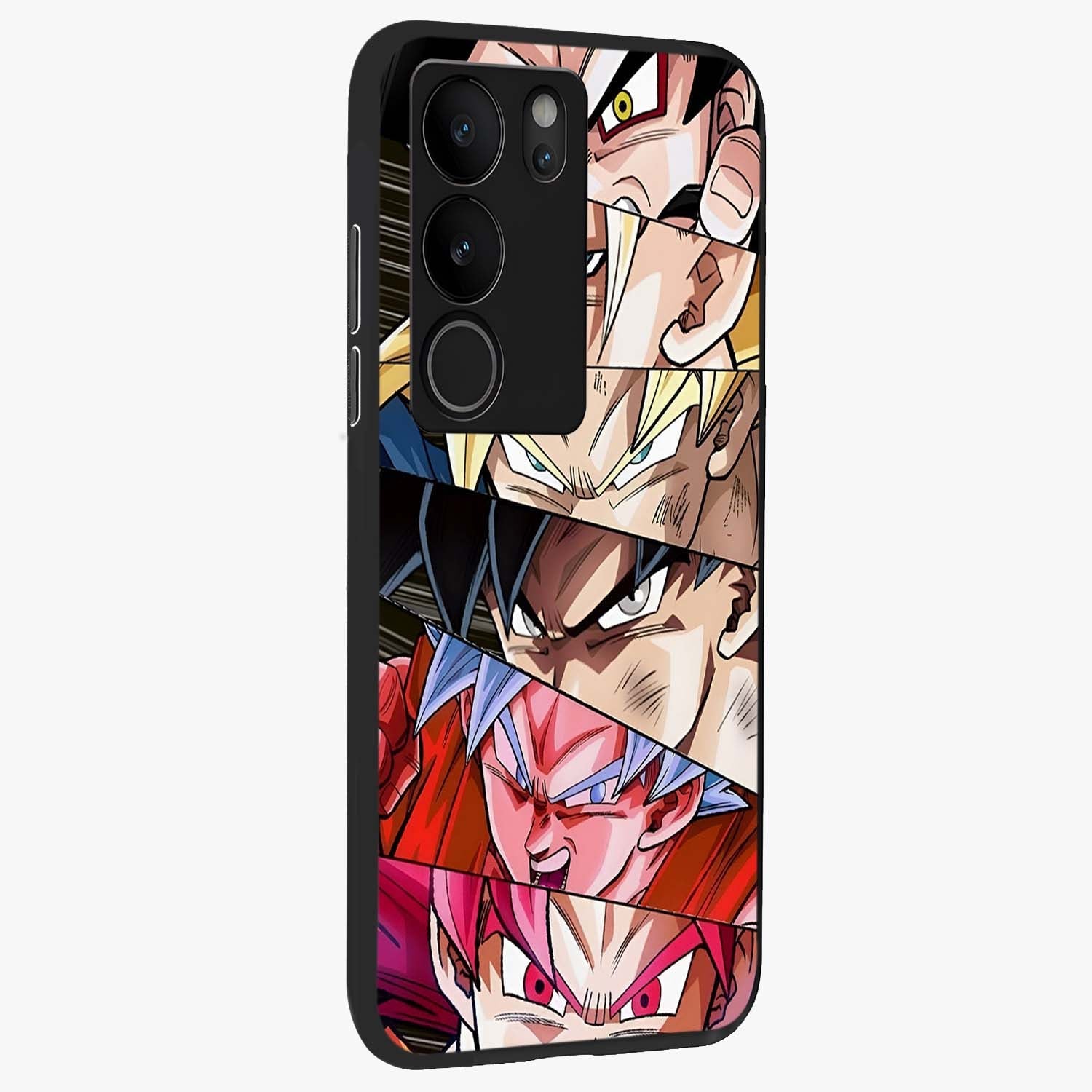 Anime Character Glass Case upright view showcasing expressive anime artwork with bold graphic style.