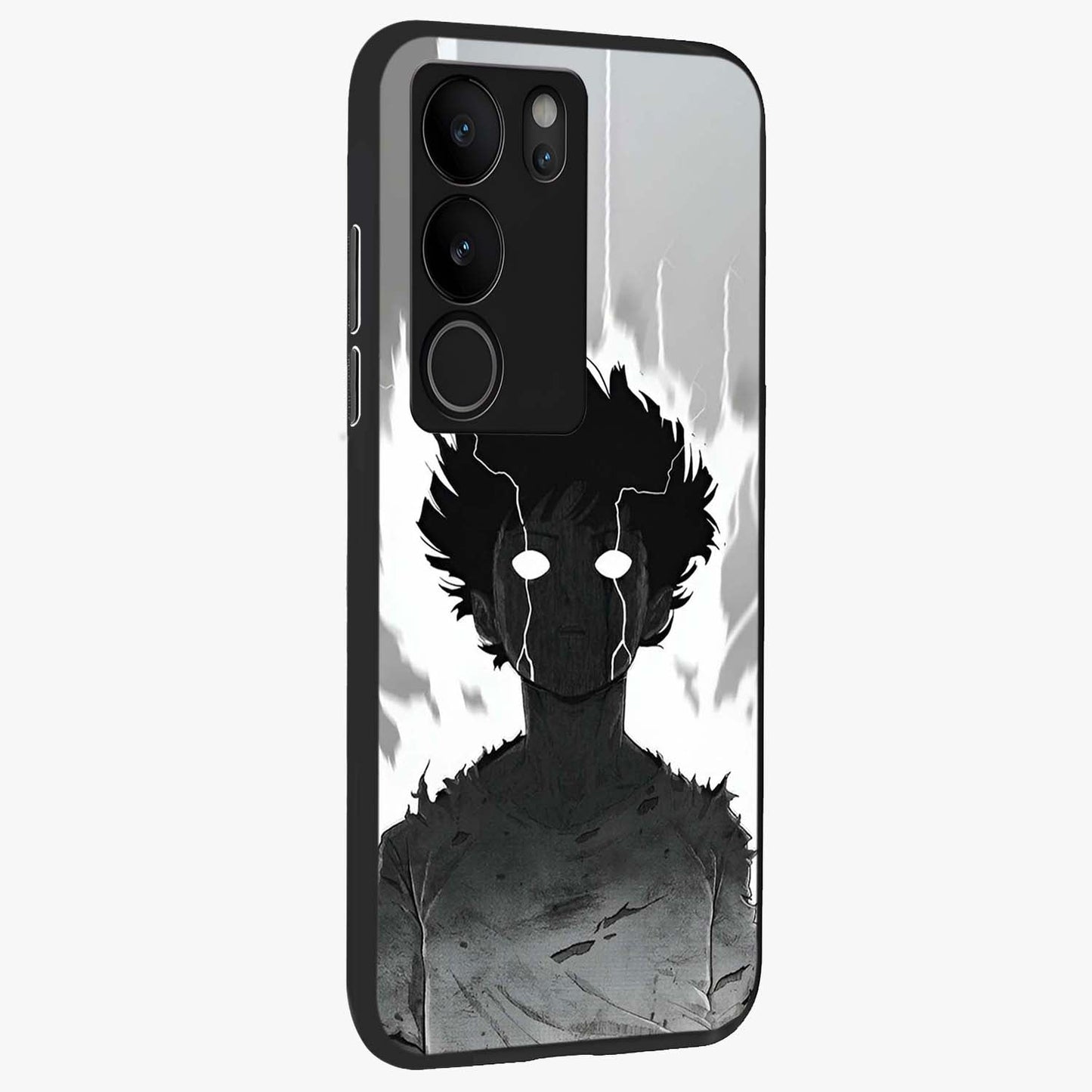 Awakened Inner Rage Glass Case upright view showcasing dramatic artwork with strong expressive aesthetic.