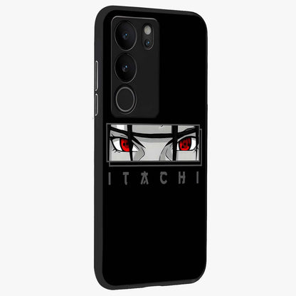 Scarlet Gaze Dominance Glass Case upright view showcasing powerful dramatic artwork with dominant artistic theme.