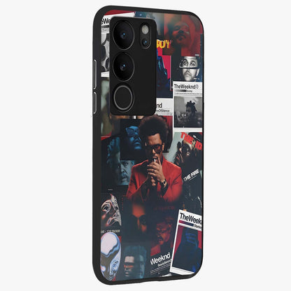 The Weeknd Glass Case upright view showcasing bold music themed artwork with contemporary artistic style.