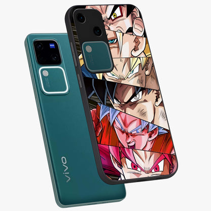 Anime Character Glass Case displayed in angled mockup highlighting colorful anime character illustration.