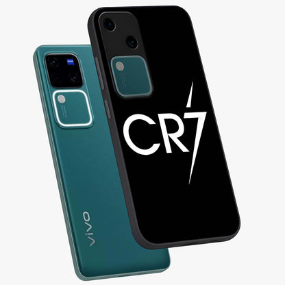 Cr7 Elite Strike Glass Case displayed in angled mockup highlighting powerful sports graphic with bold athletic theme.