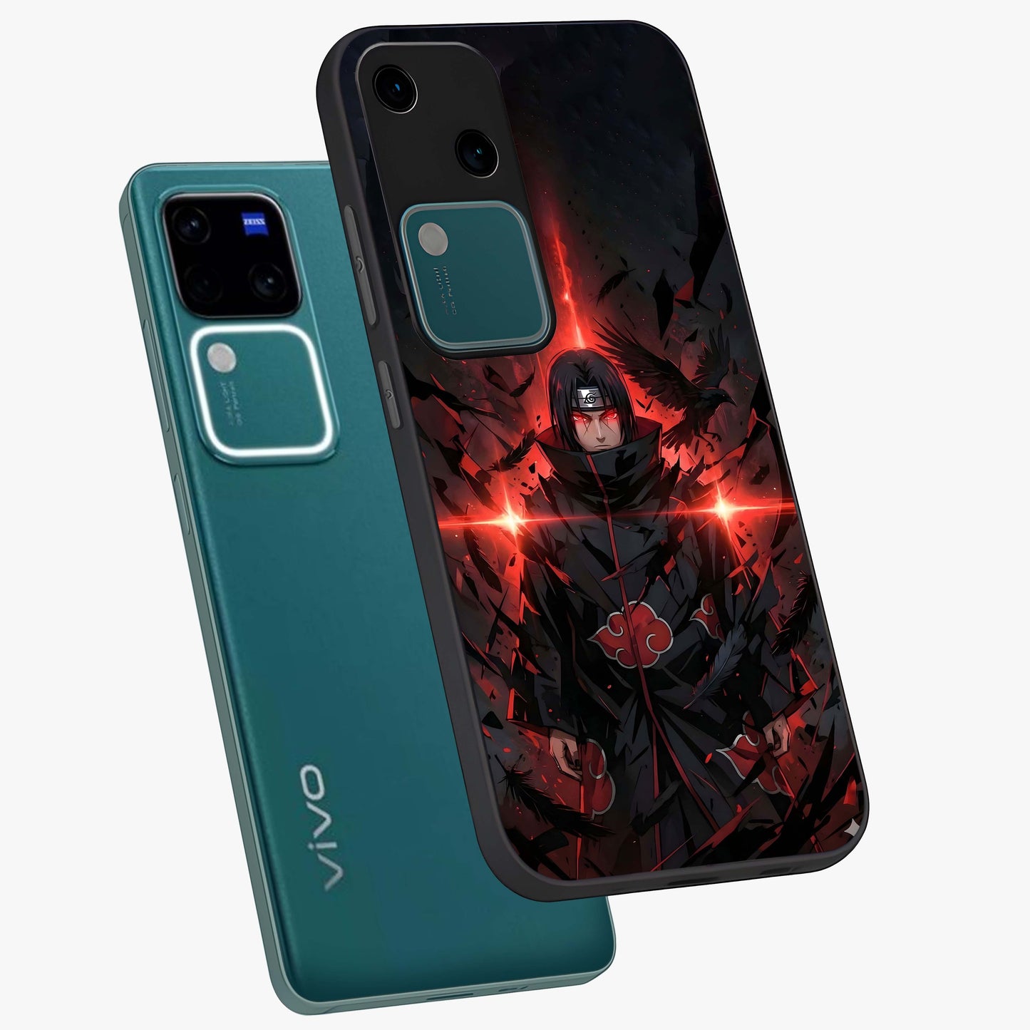 Focused Blade Discipline Glass Case displayed in angled mockup highlighting clean minimal text artwork with modern aesthetic style.