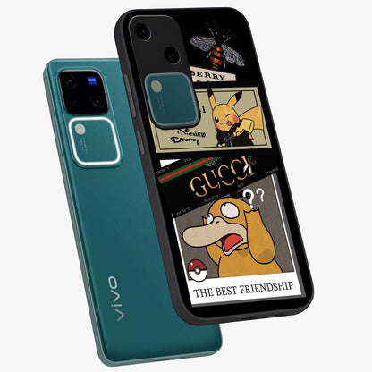Gucci Play Mashup Glass Case displayed in angled mockup highlighting stylish fashion mashup design with bold aesthetic.