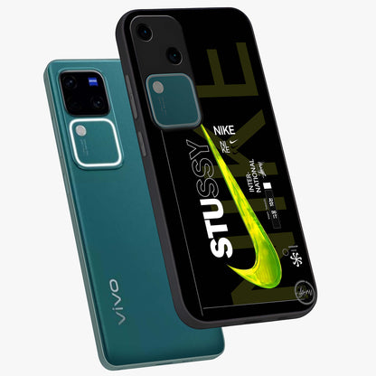 Neon Street Edition Glass Case displayed in angled mockup highlighting vibrant urban design with bold street aesthetic.