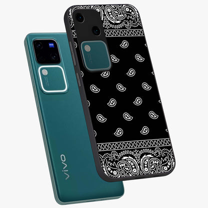 Retro Rebel Threads Glass Case displayed in angled mockup highlighting retro inspired graphic design with rebellious aesthetic.