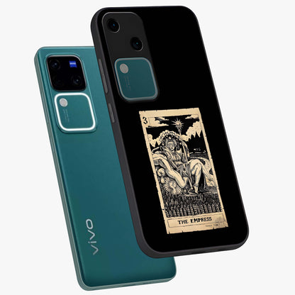The Empress Glass Case displayed in angled mockup highlighting elegant royal design with majestic aesthetic style.