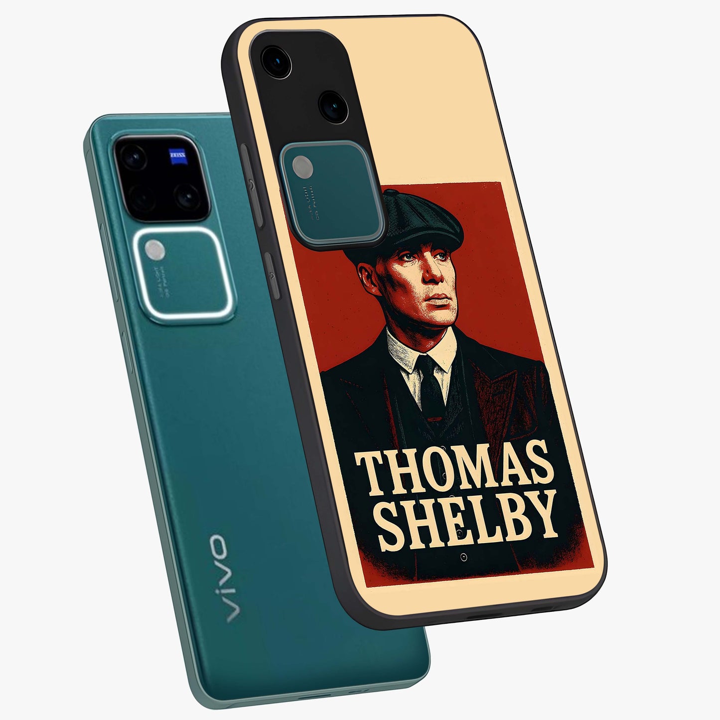 Vintage Mafia Authority Glass Case displayed in angled mockup highlighting powerful retro design with classic gangster aesthetic.